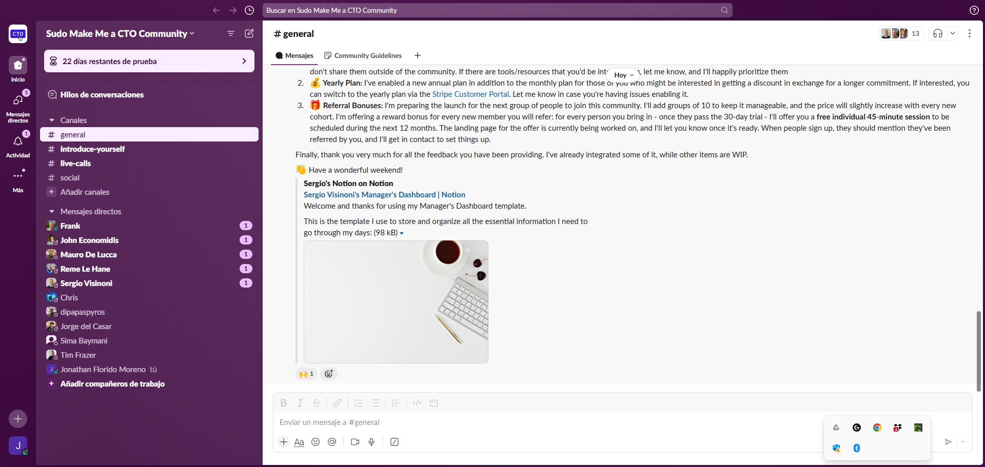 Private Slack Community